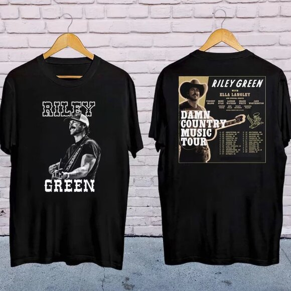 Brooke B Other - 2025 Riley Green Damn Country Music Tour T-Shirt, Riley Green 2025 Concert 73
